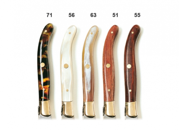 NEW Claude Dozorme Laguiole Steak Knife Gift Set of 12 Rainbow