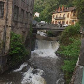 « Vallée des Usines » au bord de la Durolle