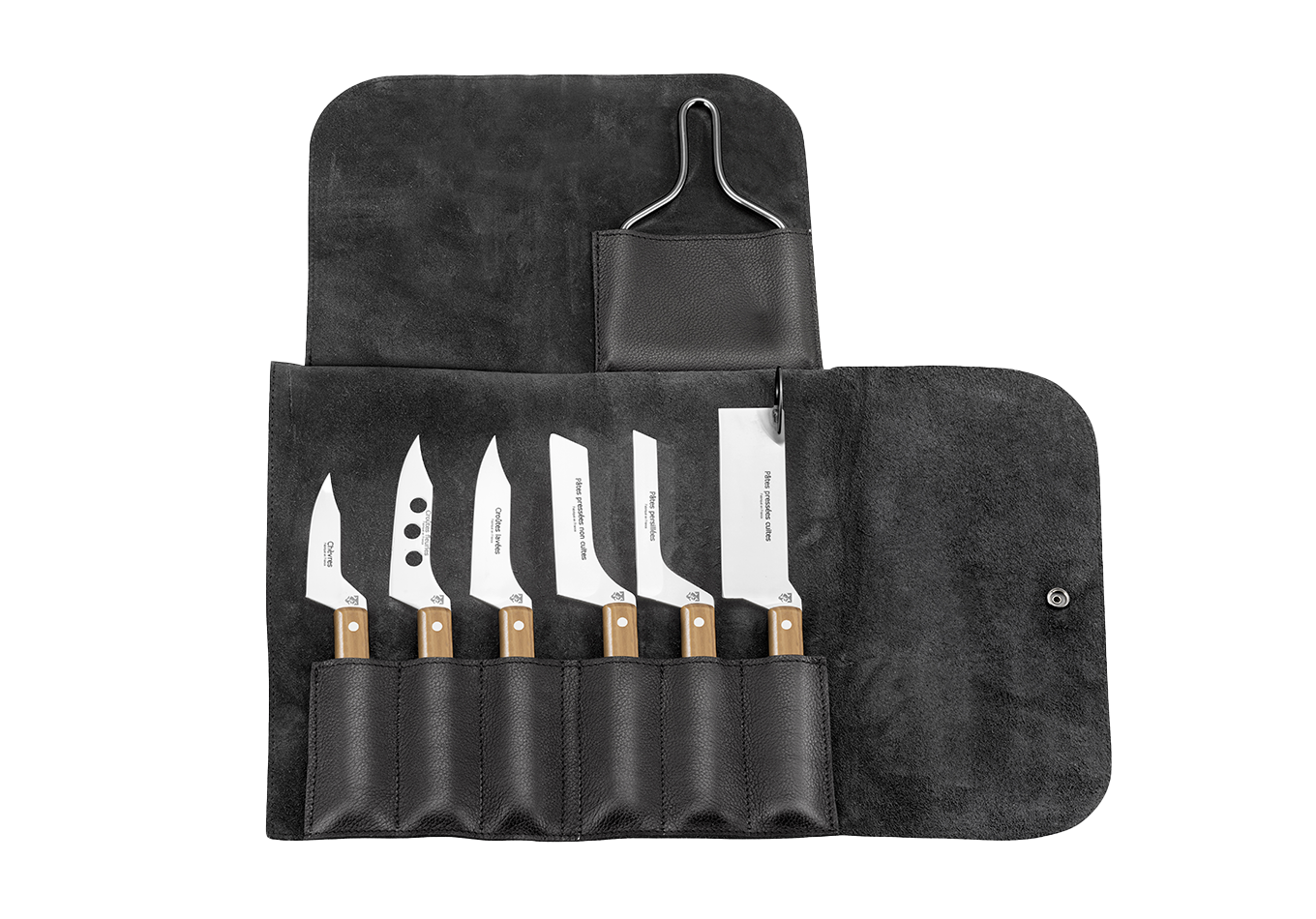 Découpe et service - Pochette cuir