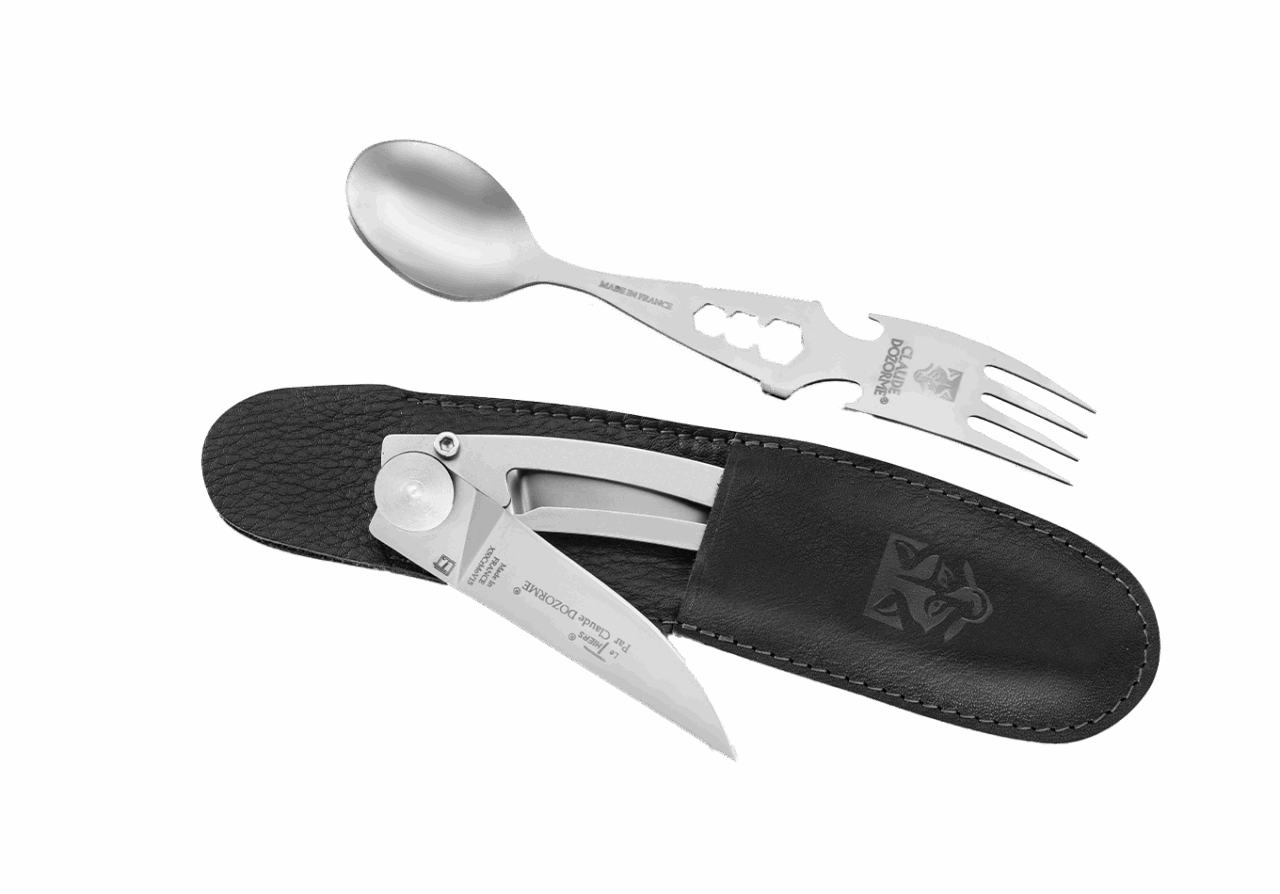 Set Le Thiers® - Pochette Le Thiers®<br/>(Forkspinner et couteau Liner)