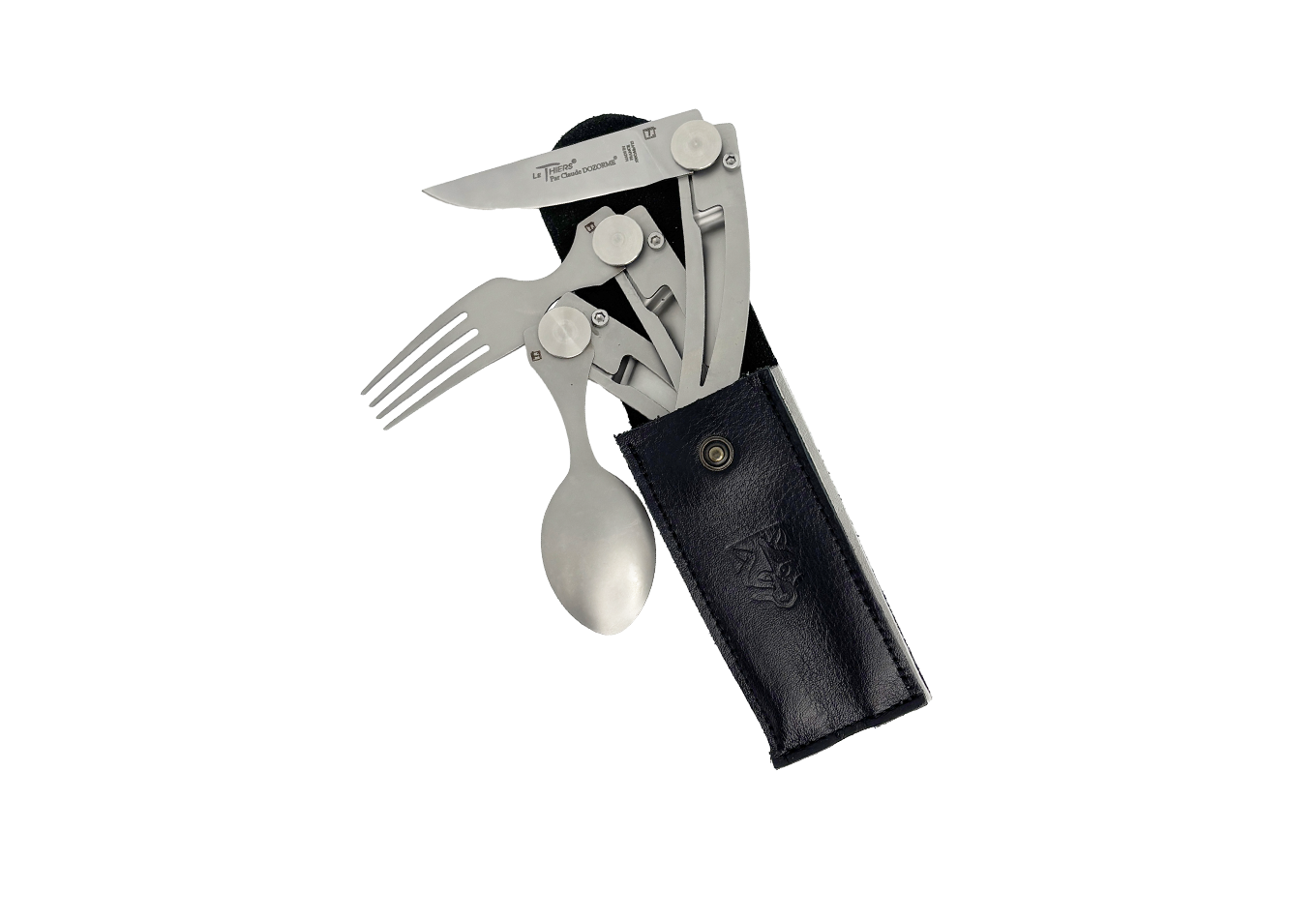 Liner Le Thiers® Nature - Pochette Le Thiers® (couteau Liner, fourchette et cuillère)