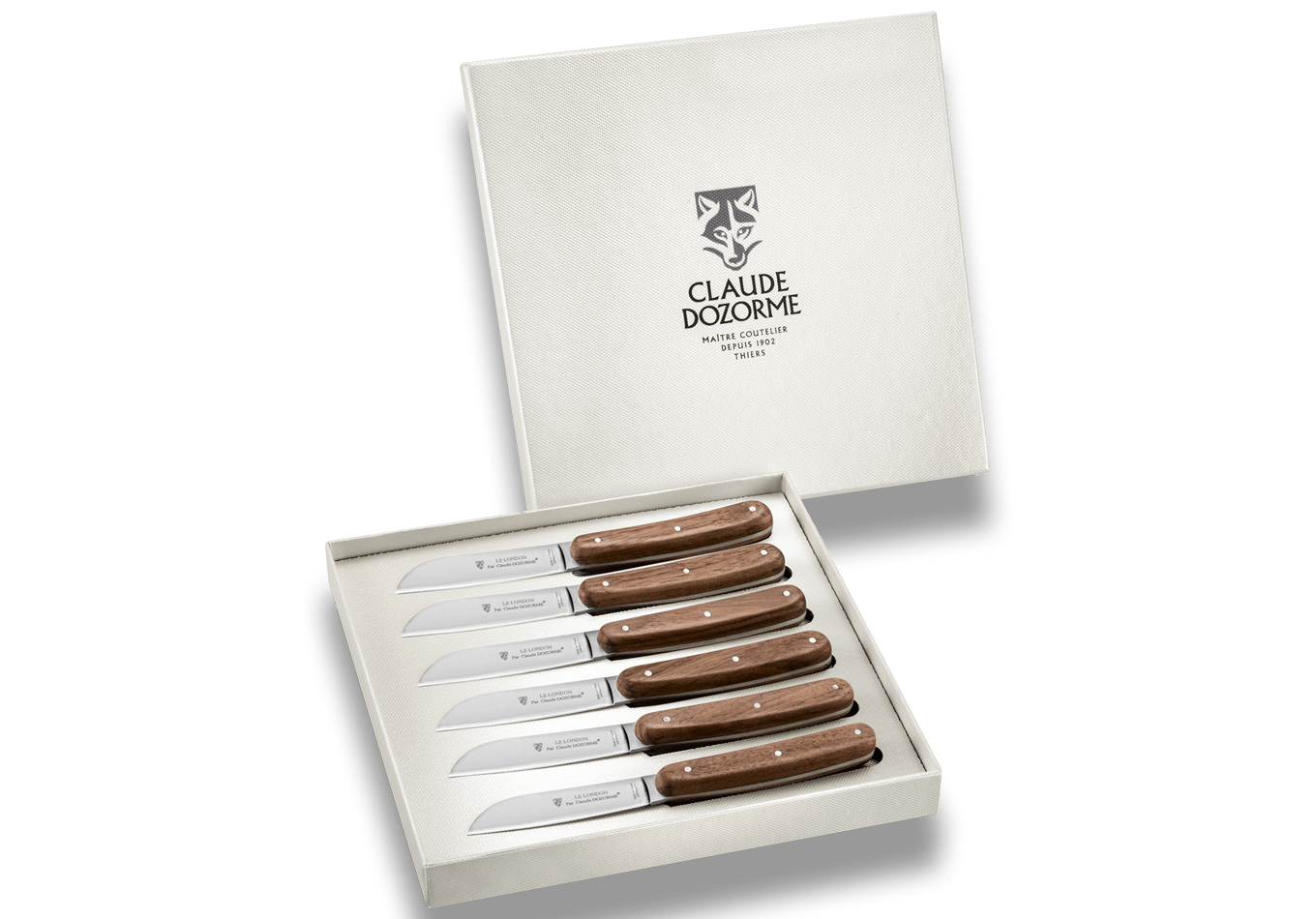 À Table - Coffret 6 couteaux lame mate