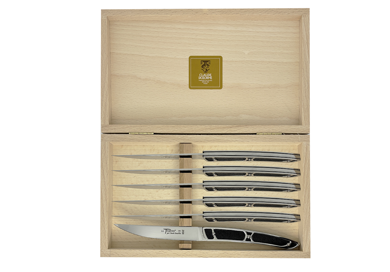 Le Thiers® L'Âme Luxe - Coffret 6 couteaux