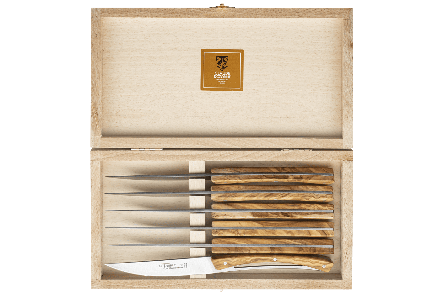 Navette Fr. GROSLIERE - Coffret 6 couteaux