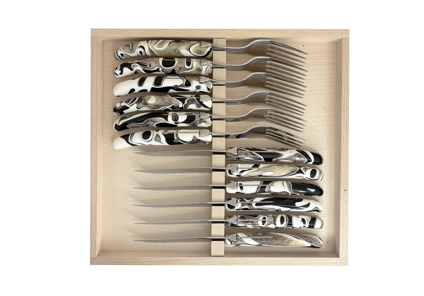 À Table - Coffret 12 pièces (6 couteaux et 6 fourchettes)