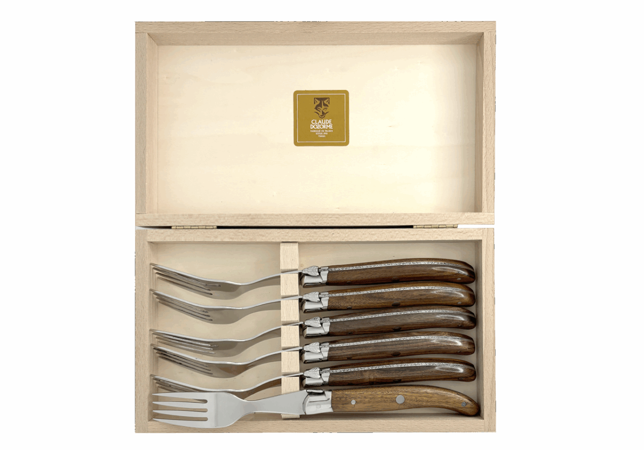 Laguiole Mitre Inox - Coffret 6 fourchettes