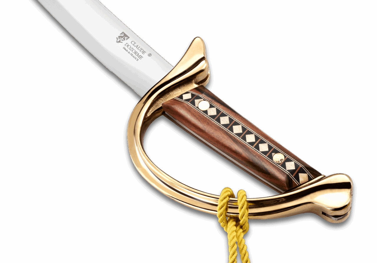 Sabre à Champagne Prestige sur socle - Sabre sur socle