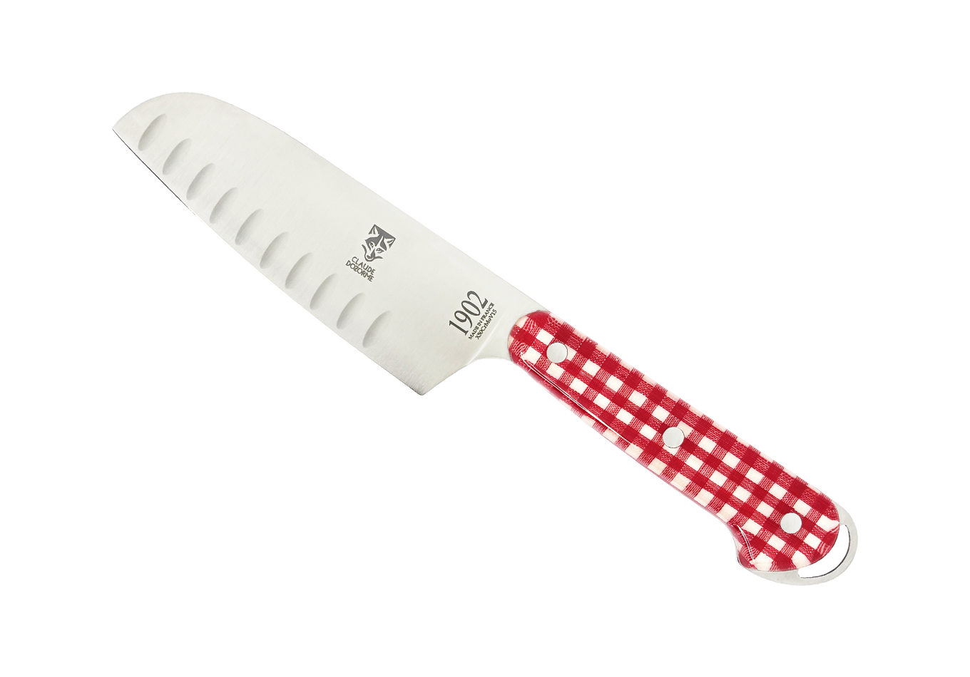 Service à poisson - Couteau Santoku alvéolé