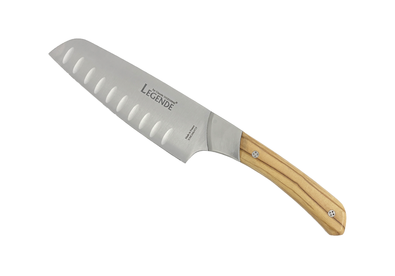 Fromage et beurre - Couteau santoku alvéolé